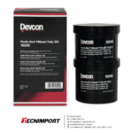 DEVCON PLASTIC STEEL 5-MIN PUTTY (SF) 10240 RESINA DE ACERO DE FRAGUADO RÁPIDO resistente al desgaste para efectuar reparaciones de emergencia a temperaturas bajas de hasta 4°C.