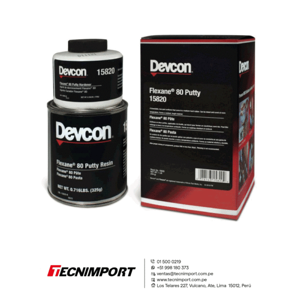 Devcon Flexane 80 Putty 15820 15850 - Masilla de Uretano Flexible