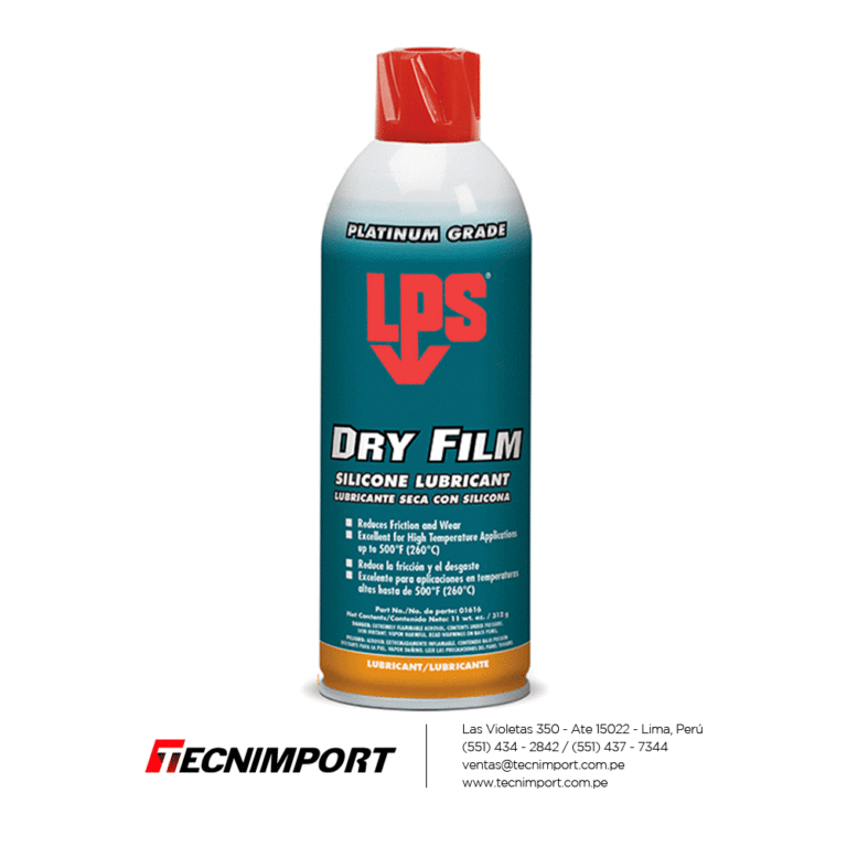 LPS Dry Film Silicone Lubricant Película Seca TECNIMPORT S.A.