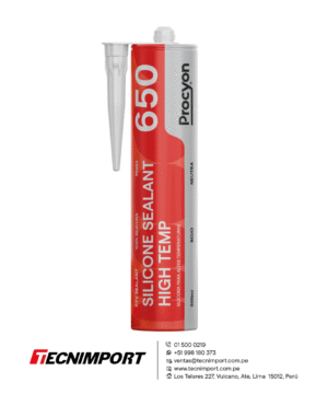 SILICONA ROJA PARA ALTAS TEMPERATURAS PROCYON SILICONE SEALANT HIGH TEMP 650