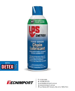 LPS FOOD GRADE CHAIN LUBRICANTE LUBRICANTE PARA CADENAS GRADO ALIMENTICIO