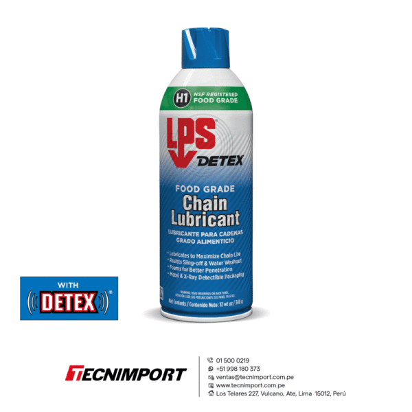 LPS FOOD GRADE CHAIN LUBRICANTE LUBRICANTE PARA CADENAS GRADO ALIMENTICIO