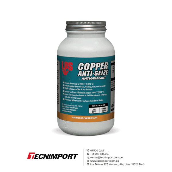 LPS COPPER ANTISEIZE ANTI-SEIZE ADHERENTE BASE DE BRONCE