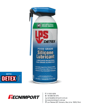 LPS FOOD GRADE SILICONE LUBRICANT LUBRICANTE SECO BASE SILICONA GRADO ALIMIENTICIO